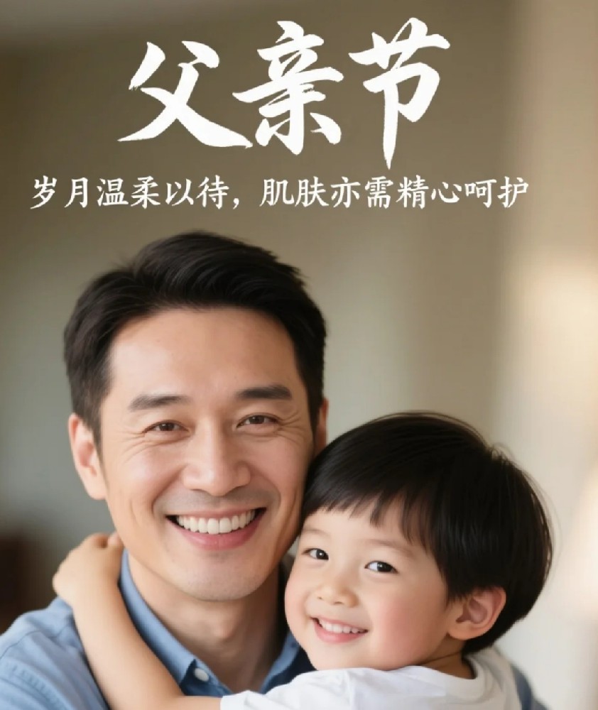 父亲节 | 岁月温柔以待，肌肤亦需精心呵护