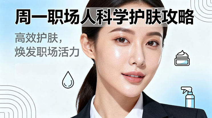 周一职场人科学护肤攻略